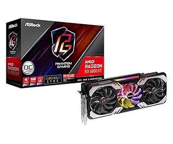 【中古】ASRock グラフィックゲーム盤 RX 6800 XT PG D 16G OC AMD Radeon RX6800 XT 積み上げる GDDR6 16GB 映像媒体歌留多 【国内定め事代わりになる店品】