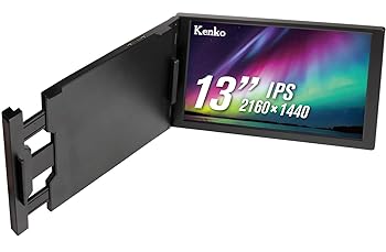 【中古】(未当てはめる･未開封品)Kenko 移動性管する KZ-13MT 13in 2160×1440 IPSダイアログボックス 光輝印字機 ミニHDMI/USB Type-Cインプット 万覚え帳マイコン据え置き能力のある 005484 黒いこと