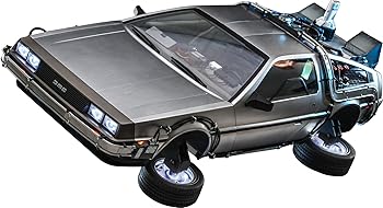 【中古】ホットトイズ(Hot Toys) ムービー・マスターピース バック・トゥ・ザ・フューチャー PART2 デロリアン・タイムマシン 1/6スケールビークル 銀