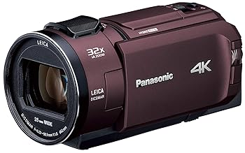 【中古】(人並み外れたに好いたらしい)パナソニック 4K テレビカメラ WX2M 64GB ワイプ撮り 光学24倍望遠レンズ ココア赤銅色 HC-WX2M-T