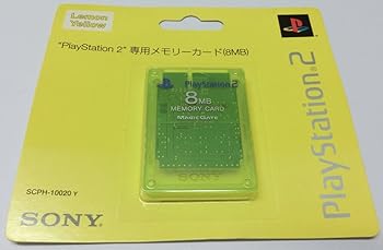 【中古】(未使用･未開封品)Playstation 2 専用メモリーカード (8MB) レモン・イエロー