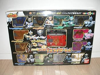 【中古】仮面ライダー龍騎　トイザラス限定　変身ベルトVバックル13ライダーセット