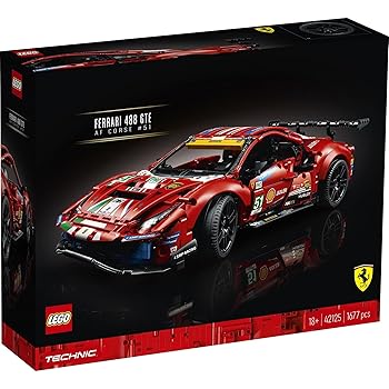 【中古】レゴ(LEGO) 技法 フェラーリ 488 GTE AF コルセ #51 42125 立ちはだかる