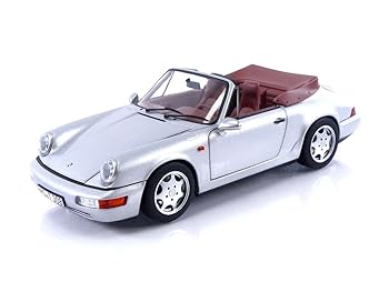 【中古】(未使用・未開封品)NOREV ポルシェ 911 カレラ 2 カブリオレ 90 シルバー 1/18 187330|お取り寄せ本舗 KOBACO