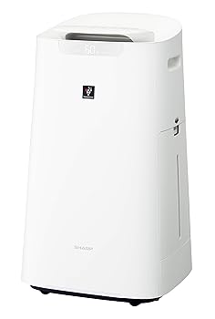 【中古】シャープ 加湿 空気清浄機 プラズマクラスター 25000 ハイグレード 21畳 / 空気清浄 34畳 自動掃除 2019年モデル ホワイト KI-LX75-W