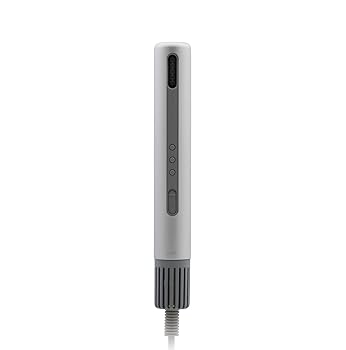 【中古】(非常に良い)cado ヘアドライヤー baton スティック型ヘアドライヤー 軽量 速乾 コンパクト 風温調節 温度調節 ドライ 大風量 BD-S1 (シルバー) 9,000円