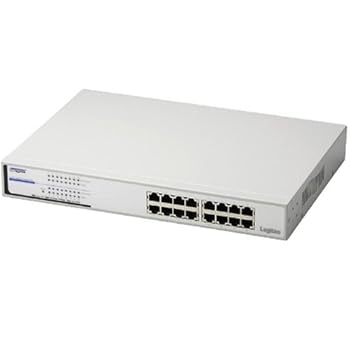 【中古】Logitec ギガビットイーサ対応スイッチングハブ/16ポート LAN-GSW16P/MA｜お取り寄せ本舗 KOBACO