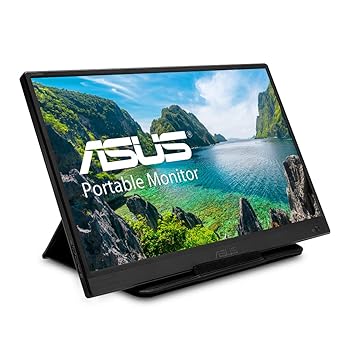 【中古】ASUS ZenScreen 15.6in 携帯型USB管する (MB165B) - 固定ディスク (1366 x 768) ナローベゼル マイクロUSB USB給電 三脚架マウント 無条件反射押しとどめる境界線の外側