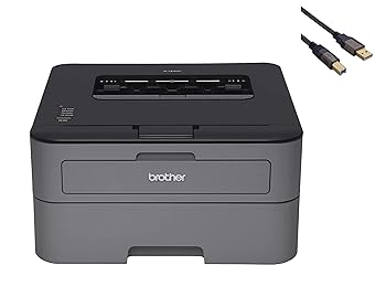 【中古】Brother HL-L2300 モノクロレーザープリンター 両面印刷付き ビジネス オフィス 自宅用 - 最大2400 x 600解像度 - 27ppm 印刷速度 高速USB 2.0 2