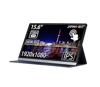 【中古】JAPANNEXT JN-MD-IPS1563FHDR-T 15.6型 振り合う相応う移動性管する USB Type-C miniHDMI