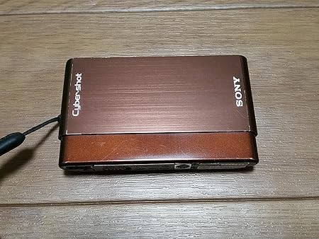 【中古】SONY デジタル写真機 Cyber-Shot(サイバーショット) T77 (1010万絵素/光学x4/3.0型タッチパネル液晶) 赤銅色 DSC-T77/T