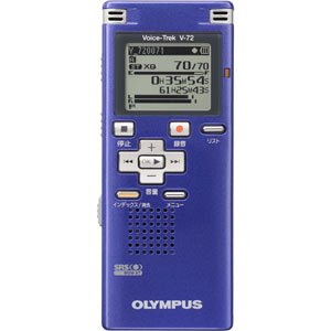 【中古】(未使用･未開封品)OLYMPUS ICレコーダー Voice-Trek VLT バイオレット V-72