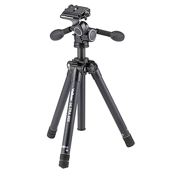 【中古】Velbon 三脚 ULTRA 655 5段 ウルトラロック 脚径30mm 中型 3Way雲台 クイックシュー対応 アルミ脚 412546