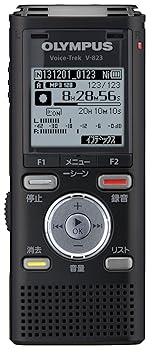 【中古】(人並み外れたに好いたらしい)OLYMPUS 集積回路リコーダー VoiceTrek 8GB 直線的PCM相応う MicroSD相応う BLK 黒いこと V-823