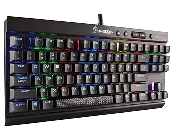 【中古】Corsair K65 RAPIDFIRE CherryMX Speed RGB COMPACT-日本語 ゲーミングキーボード- KB356 CH-9110014-JP
