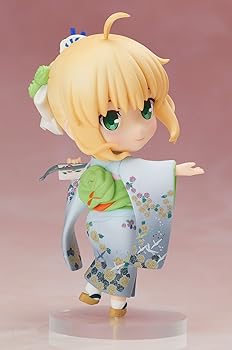 【中古】きゃらふぉるむ+ Fate/stay night[Unlimited Blade Works] セイバー 和服ver. 完成品フィギュア(アニプレックスプラス限定)