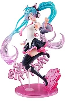【中古】(非常に良い)タイトー 初音ミク Birthday2021 AMP フィギュア～Happy Cat ver.～