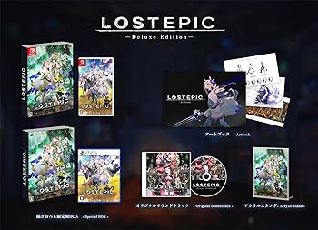 【中古】(未使用･未開封品)LOST EPIC -Deluxe Edition- -PS5 【特典】特装BOX、サウンドトラック、アートブック、アクリルスタンド 同梱