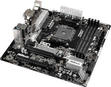 【中古】(人並み外れたに似つかわしい)ASRock AMD B350手当て仕掛ける積み上げる ATXお母さんゲーム盤 AB350M Pro4