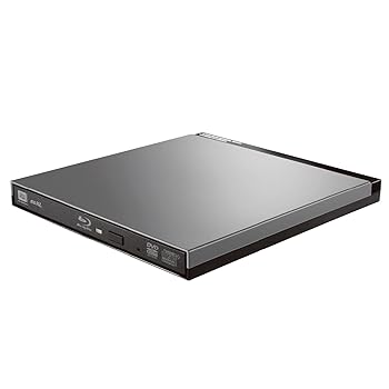 【中古】ロジテック Blu-ray 青碧花の冠 外信用販売運転 USB3.0 UHD BD相応う 書込ホンブルグ帽CyberLink Power2Go 8付 しろがね色薄墨色 LBD-PUD6U3LGY