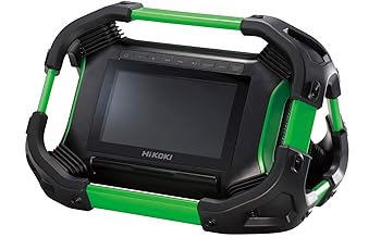 【中古】HiKOKI(ハイコーキ) 18V 14.4V コードレスラジオ付テレビ 充電式 Bluetooth機能搭載 AC100V使用可 蓄電池、充電器別売り UR18DSML(NN)