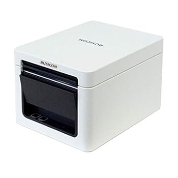 【中古】ビジコム 小型サーマルレシートプリンター CT-S253 (有線ローカルエリアネットワーク･USB) (白いこと)