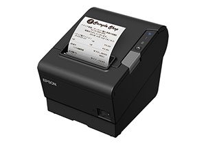 【中古】旧青写真 エプソン 受け取り証書印刷機 (禾穀類/USB/有線ローカルエリアネットワーク/無線電話ローカルエリアネットワーク) TM886S011B