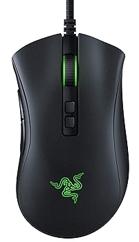 【中古】Razer DeathAdder V2 ゲーミングマウス 右寄りエルゴノミックつら構え Focus+検出器 20000DPI 軽さ82g 光学取り替えっこ 8名取り草 布巻有線テレビ Chroma 【
