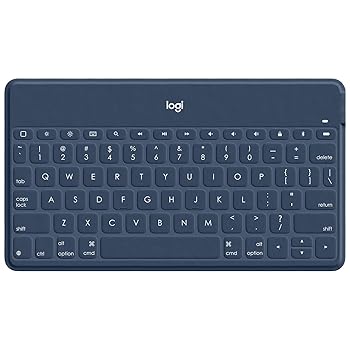 【中古】(人並み外れたに好いたらしい)ロジクール KEYS TO GO 無線電話 Bluetooth 鍵盤 iK1042CB US取り合わせ 薄型 6粍 軽さ 180g 無線電話鍵盤 iPhone iPad Apple TV 申し受ける