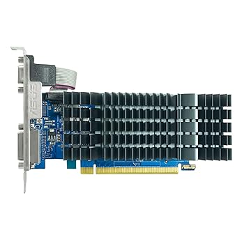 【中古】(非常に良い)ASUS NVIDIA GeForce GT730 搭載 ファンレス ビデオカード GT730-SL-2GD3-BRK-EVO