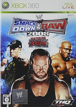 【中古】(未使用･未開封品)WWE 2008 SmackDown vs Raw - Xbox360｜お取り寄せ本舗 KOBACO