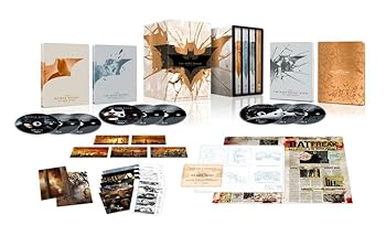 【中古】(非常に良い)【限定生産】ダークナイト トリロジー メタルケース&スチールブック仕様 4H UHD + ブルーレイ セット(9枚組/ペーパープレミアム付) [Blu-ra|お取り寄せ本舗 KOBACO