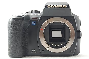 【中古】OLYMPUS デジタル一眼レフカメラ E-500 ブラック ボディ単体