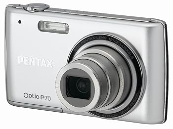 【中古】PENTAX デジタル写真機 OPTIO (オプティオ) P70 しろがね色 1200万絵素 光学4倍望遠レンズ OPTIOP70S