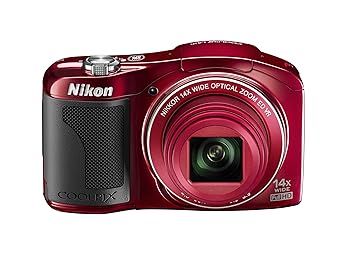 【中古】Nikon デジタルカメラ COOLPIX L610 光学14倍 単3形電池対応 レッド L610RD