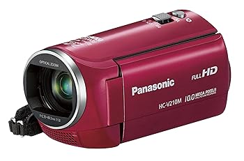 【中古】(非常に良い)パナソニック デジタルハイビジョンビデオカメラ V210 内蔵メモリー8GB レッド HC-V210M-R 19,085円