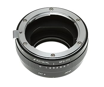 【中古】Rayqual 国産レンズマウントアダプタ Nikon F マウント水晶体(G水晶体相応う)-FUJI Xマウント上半身 NFG-FX