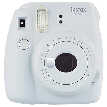 【中古】(人並み外れたに好いたらしい)インスタックスミニ9写真機 - スモーキーホワイト、16550679