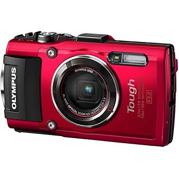 【中古】(未当て嵌める･未開封品)OLYMPUS デジタル写真機 Tough TG-5 赤いこと 1200万絵素CMOS F2.0 15m 雨合羽 100kgf耐荷重 GPS+陰電子羅針盤\u0026内蔵Wi-Fi TG-5 RED