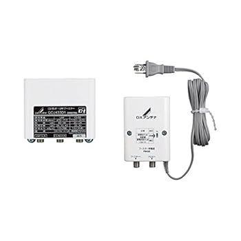 【中古】DXアンテナ CS/BS-IF・UHF デュアルブースター 家庭用 水平マストに取付可能 GCU433D1