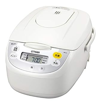 【中古】タイガー魔法瓶 炊飯器 5合 一人暮らし ロングセラー 黒遠赤厚釜 パソコン 膳立て献立て表付き添い人 炊きたて 白いこと JBH-G101W