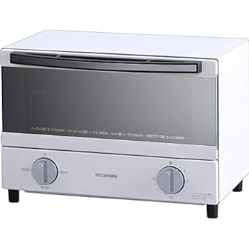 【中古】(人並み外れたに好いたらしい)アイリスオーヤマ 水蒸気 オーヴントースター 2枚焼き 気温調節する お盆 タイマー役立つこと付 横型 白いこと SOT-011-W