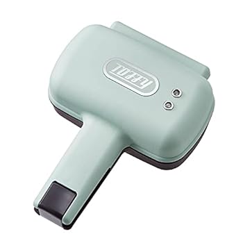 【中古】(未使用・未開封品)【Toffy/トフィー】 ハーフホットサンドメーカー K-HS3 ペールアクア 1枚焼き 食べ切りサイズ ミミまで焼ける