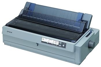 【中古】EPSON インパクトプリンター 24ピン 136桁 6枚複写(オリジナル+5枚) 英数360字/秒 NIC OP対応 連続紙トラクタ2基 スーパーマルチウェイ VP-1900