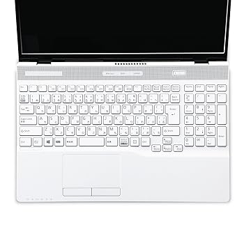 【中古】(未使用･未開封品)エレコム キーボードカバー 【 富士通 LIFEBOOK AH シリーズ 15.6inch 】 ホコリ・汚れ・水分からキーボードを保護 PKB-FMVAH8