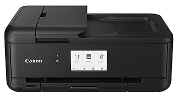 【中古】(人並み外れたに似つかわしい)キヤノン Canon 色つや刷り上げる 印刷工 A3 インクジェット練りあわせる機 TR9530 黒いこと (黒)