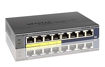 【中古】【定め事品】 サイバー空間歯車 NETGEAR スイッチングこしき 8界面 1G PoE+ (53W) GS108PE-300JPS