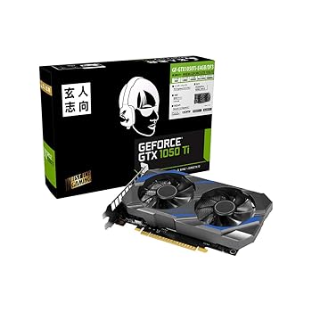 【中古】(非常に良い)玄人志向 NVIDIA GeForce GTX 1050Ti 搭載 グラフィックボード 4GB デュアルファン GF-GTX1050Ti-E4GB/DF3