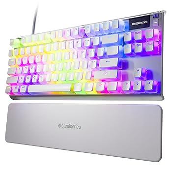 【中古】SteelSeries Apex 7 TKL コンパクトメカニカルゲーミングキーボード ? OLEDスマートディスプレイ ? USBパススルーとメディアコントロール ?