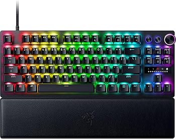 【中古】(人並み外れたに好いたらしい)Huntsman V3 Pro Tenkeyless 合わせる能力のあるなアクチュエーション積み上げるのアナログ ゲーミングキーボード オプティカルスイッチ 押下圧 40G リストレスト
